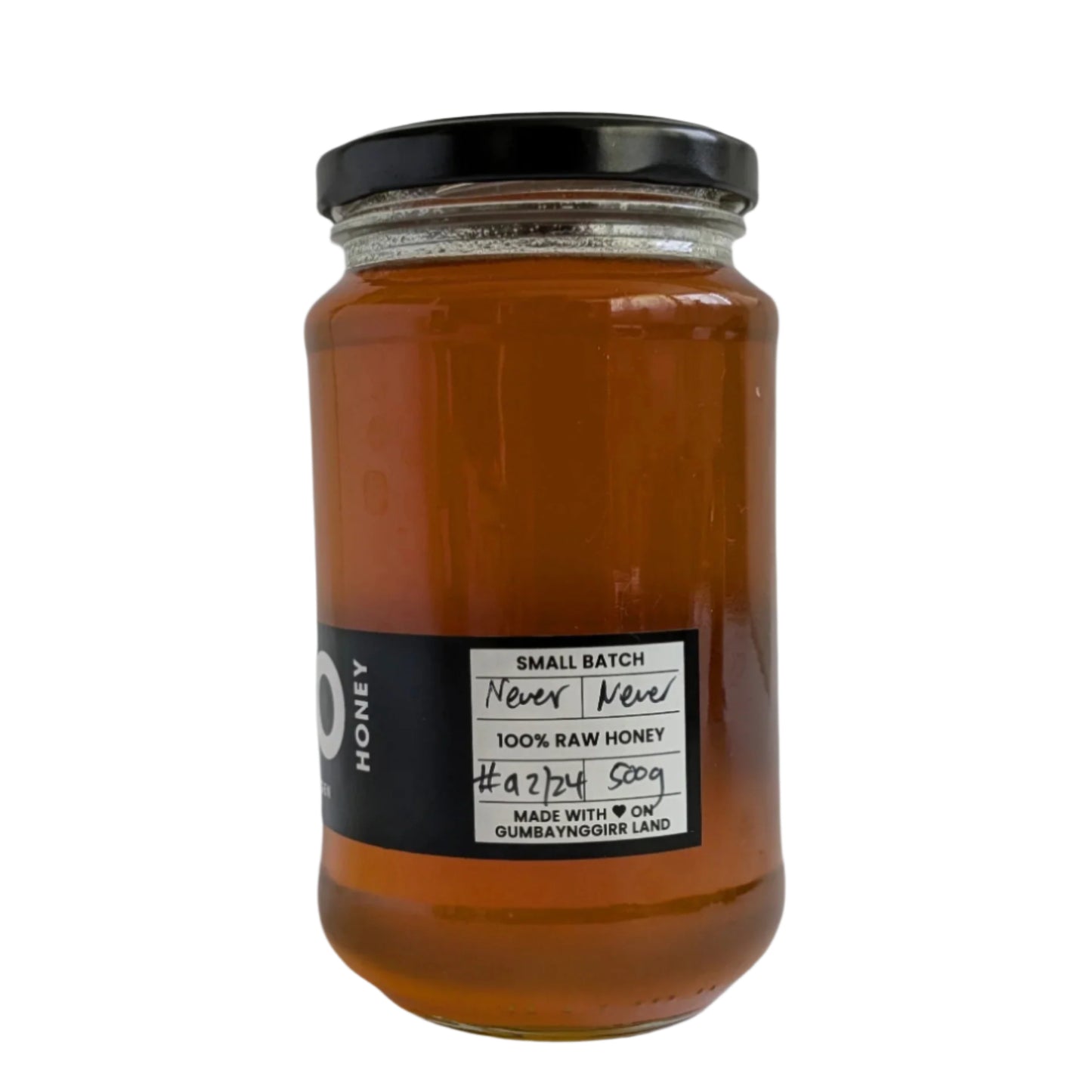 Raw Honey - Medium Glass Jar - 500g