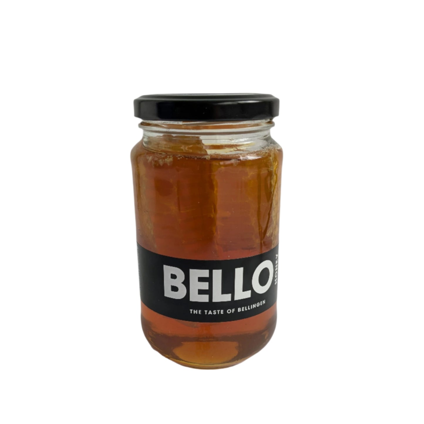 Raw Honey and Comb - Medium Glass Jar - 500g