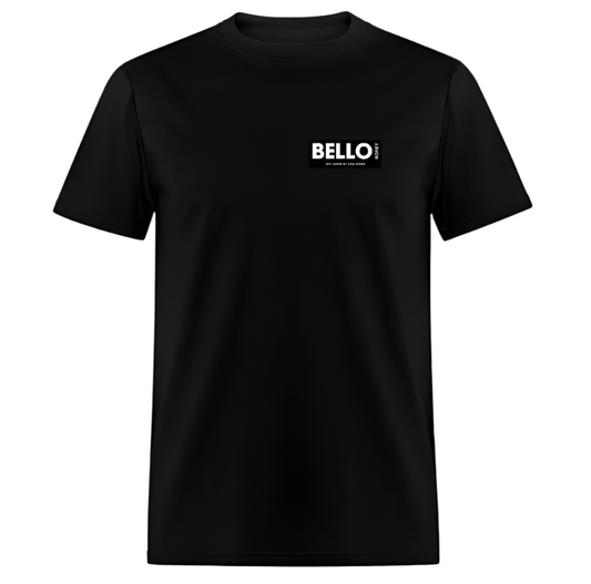Bello Honey Logo T-Shirt – Classic Black or White