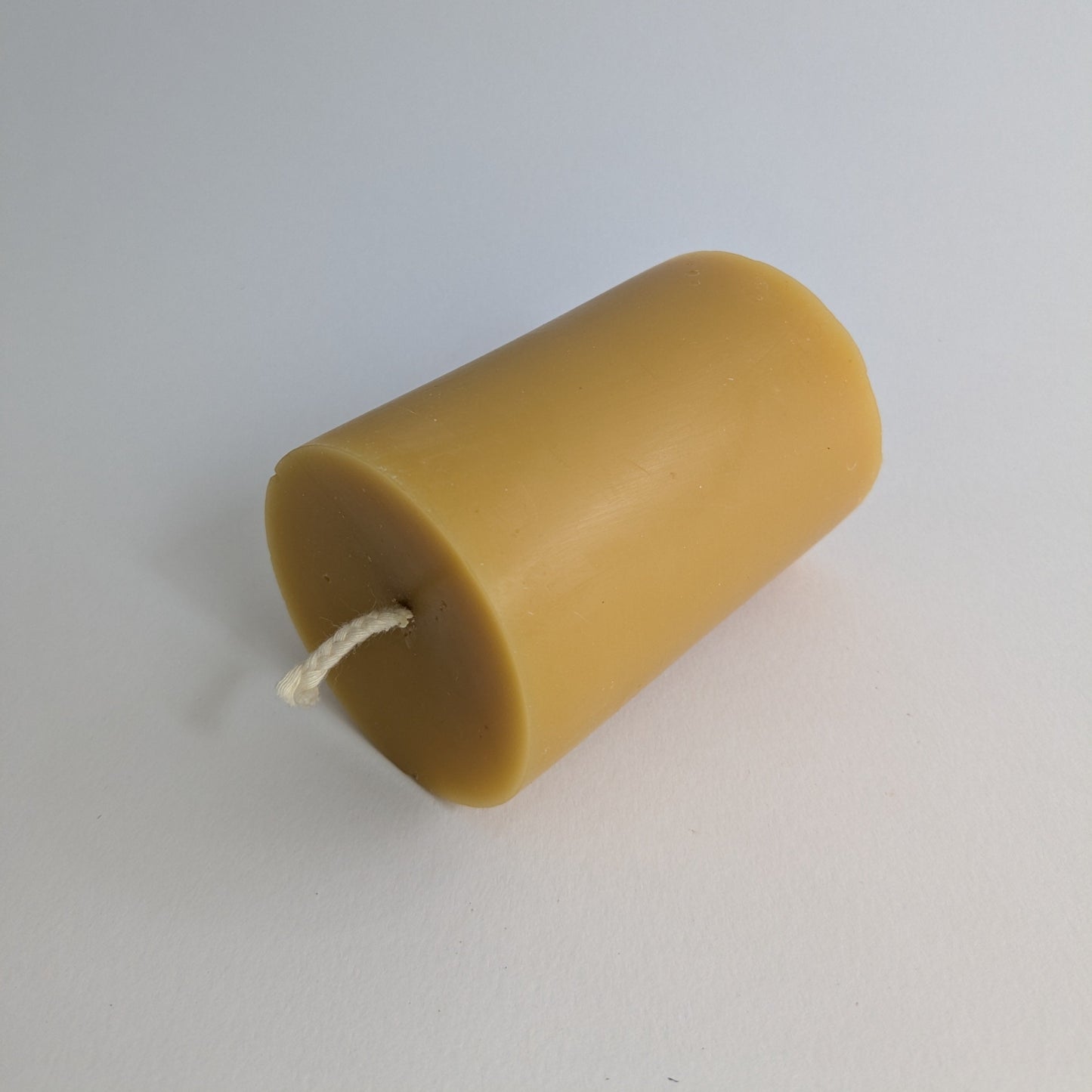 Hand-Poured Local Beeswax Pillar Candle