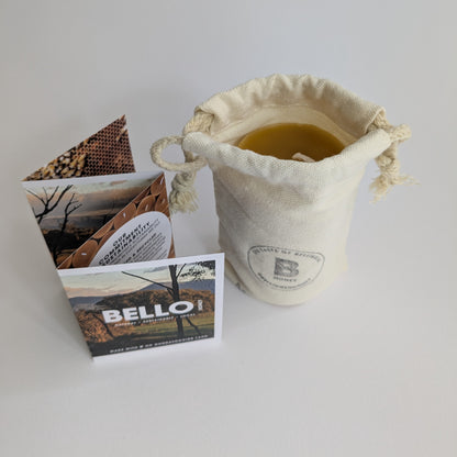 Hand-Poured Local Beeswax Pillar Candle